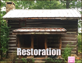 Historic Log Cabin Restoration  Liberty County, Georgia